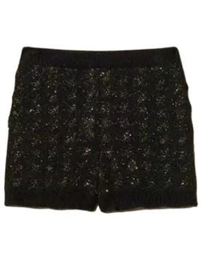 Twinset Short Shorts - Negro
