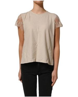 Pink Memories Blouses - Natural