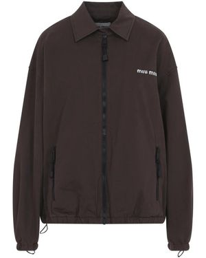 Miu Miu Light Jackets - Negro