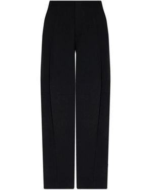 Victoria Beckham Plissierte Hose - Schwarz