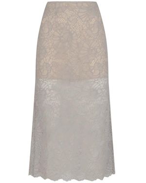 ROTATE BIRGER CHRISTENSEN Midi Skirts - Grey