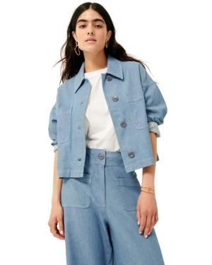 Sessun Denim Jackets - Bleu