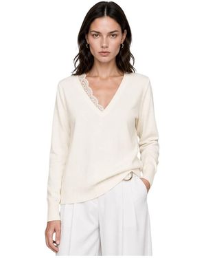 Kocca V-Neck Knitwear - Blanc