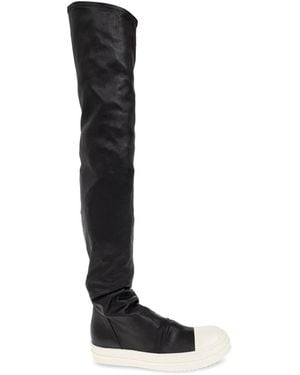 Rick Owens Over-Knee Boots - Negro