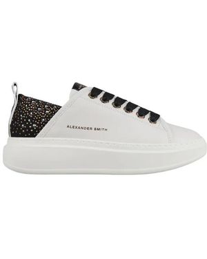 Alexander Smith Schoenen ,Wit ,Leer Wembley Donna