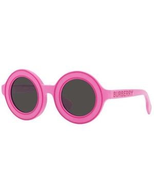 Burberry Runde Sonnenbrille - Pink