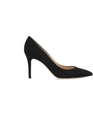 Gianvito Rossi Schoenen ,Zwart ,Leer 85 Pump