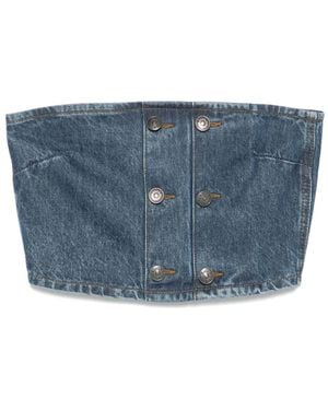 ROTATE BIRGER CHRISTENSEN Sleeveless Tops - Bleu