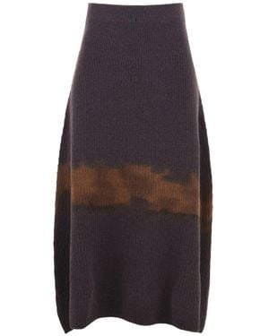 Akep Midi Skirts - Bleu