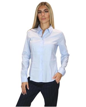 Marella Overhemden ,Blauw ,Katoen Emmscalata Shirt