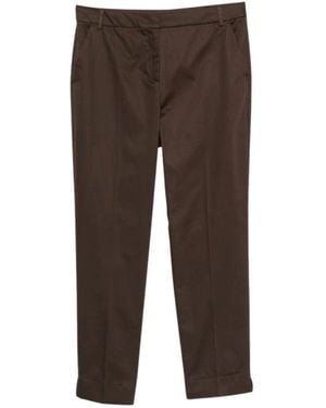 Pennyblack Straight Trousers - Marrón