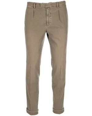 BRIGLIA Slim-Fit Trousers - Grey