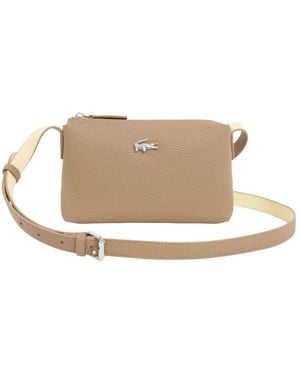 Lacoste Cross Body Bags - Natural