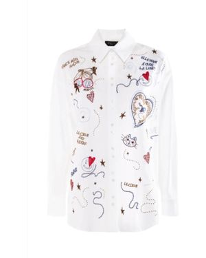 Nenette Overhemden ,Wit ,Katoen Shirts