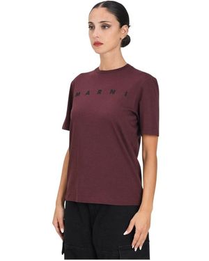 Marni T-Shirts - Paars