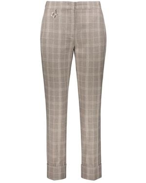 Lorena Antoniazzi Slim-Fit Trousers - Grey