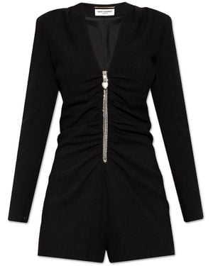 Saint Laurent Playsuits - Black