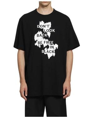 Yohji Yamamoto T-Shirts - Negro