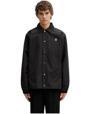 Daily Paper Jassen ,Zwart ,Polyester Alias Dias Coach Jacket
