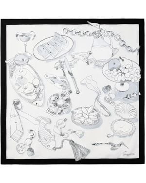 Jacquemus Le Grand Foulard Cocktail - Mettallic
