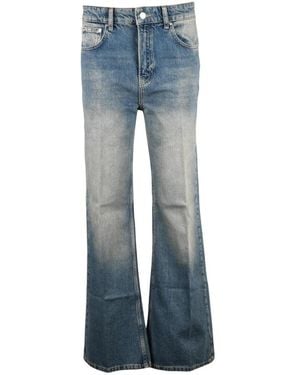 Moschino Low Rise Bootcut Jeans - Blauw