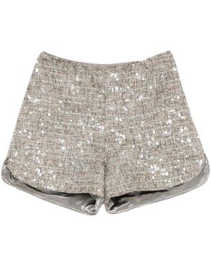 SIMONA CORSELLINI Short Shorts - Grey