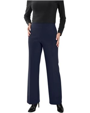 FRANK LYMAN Wide Trousers - Bleu