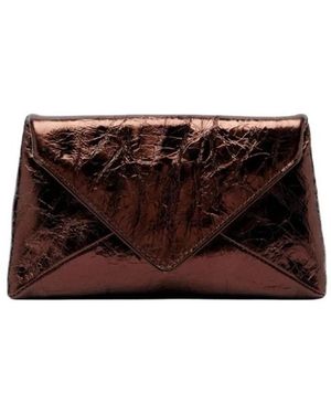 Dries Van Noten Tassen ,Bruin ,Envelope Tas