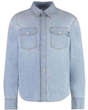 Bottega Veneta Denim Shirts - Blu