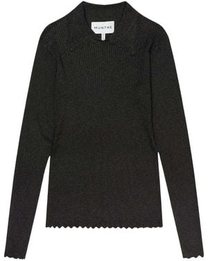 Munthe Round-Neck Knitwear - Black
