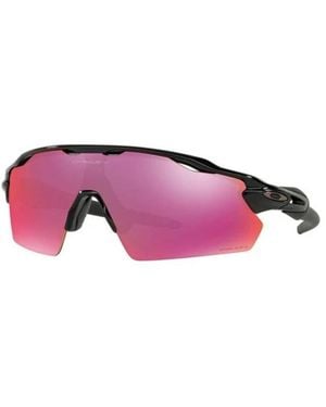 Oakley Pitch Radar Ev Sonnenbrille Schwarz - Pink