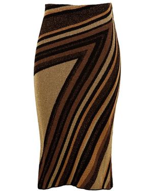 Akep Jacquard Longuette Rock - Braun