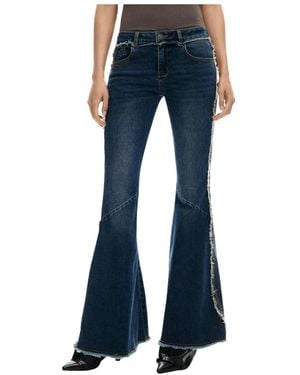 Desigual Flare Jeans - Blue