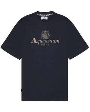 Aquascutum T-Shirts - Azul