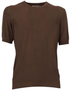 Kangra Round-Neck Knitwear - Brown