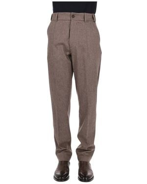 Eleventy Broeken ,Bruin ,Wol Chino Broek