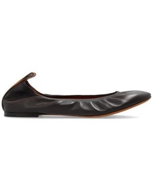 Lanvin Ballerinas Aus Leder - Schwarz