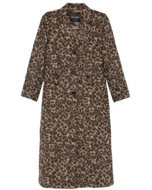 Thelaurent Single-Breasted Coats - Brown