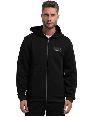 Emporio Armani Premium Label Hoodie - Schwarz