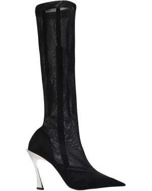 Mugler Heeled Boots - Black