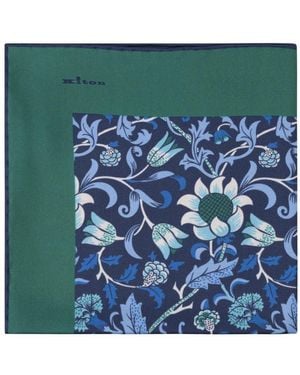 Kiton Silky Scarves - Green
