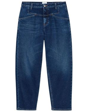 Closed Cropped Jeans - Bleu
