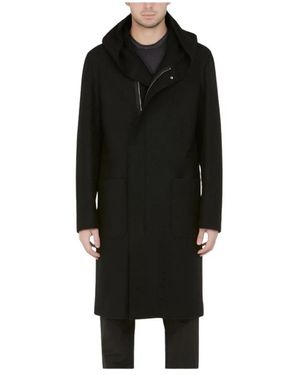 Paolo Pecora Single-Breasted Coats - Nero