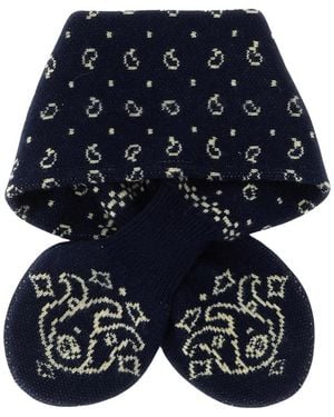 Guest In Residence Winter Scarves - Blue