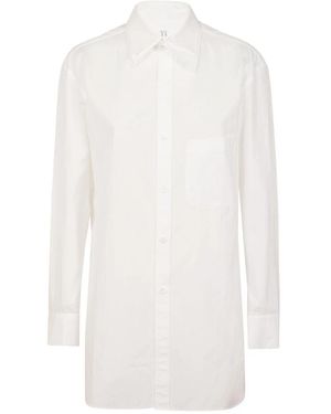 Yohji Yamamoto Shirt Dresses - White