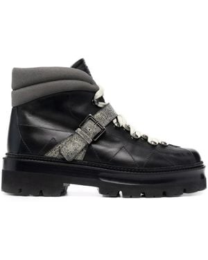 Bally Lace-Up Boots - Black
