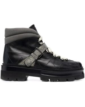 Bally Lace-Up Boots - Black