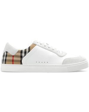 Burberry Schoenen ,Wit ,Leer Stevie Sneakers