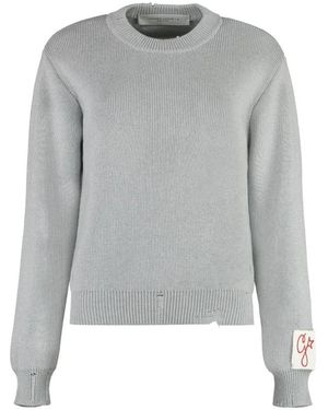 Golden Goose Round-Neck Knitwear - Grigio