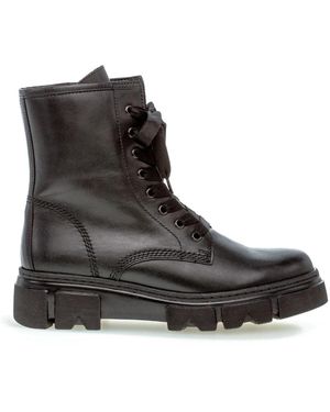 Gabor Lace-Up Boots - Negro